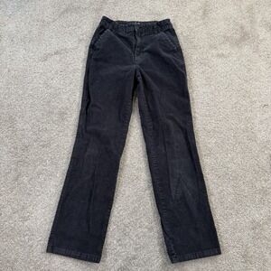 Aeropostale Corduroy Pants 2 Navy Straight Leg Mid Rise Casual Classic